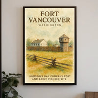 Fort Vancouver HudsonS Bay Company Poster