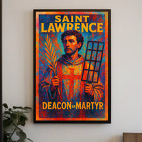 Saint Lawrence Deacon And Martyr Poster