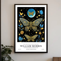 William Morris Cotton Prints Exhibition Poster
