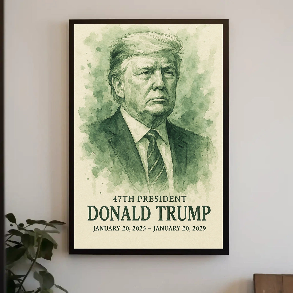 Donald Trump 47th President Poster