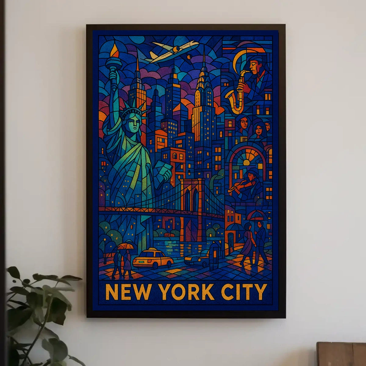 New York City A Vibrant Tapestry Poster