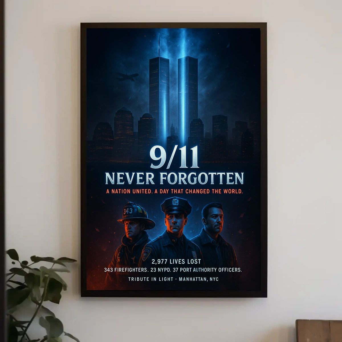 911 Never Forgotten Poster