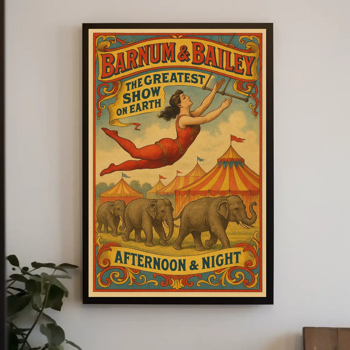 Barnum Bailey The Greatest Show on Earth Poster