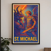 Saint Michael Wall Art poster