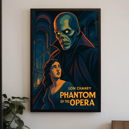 Lon Chaney Phantom Opera Gothic Cinematic Collectors Poster