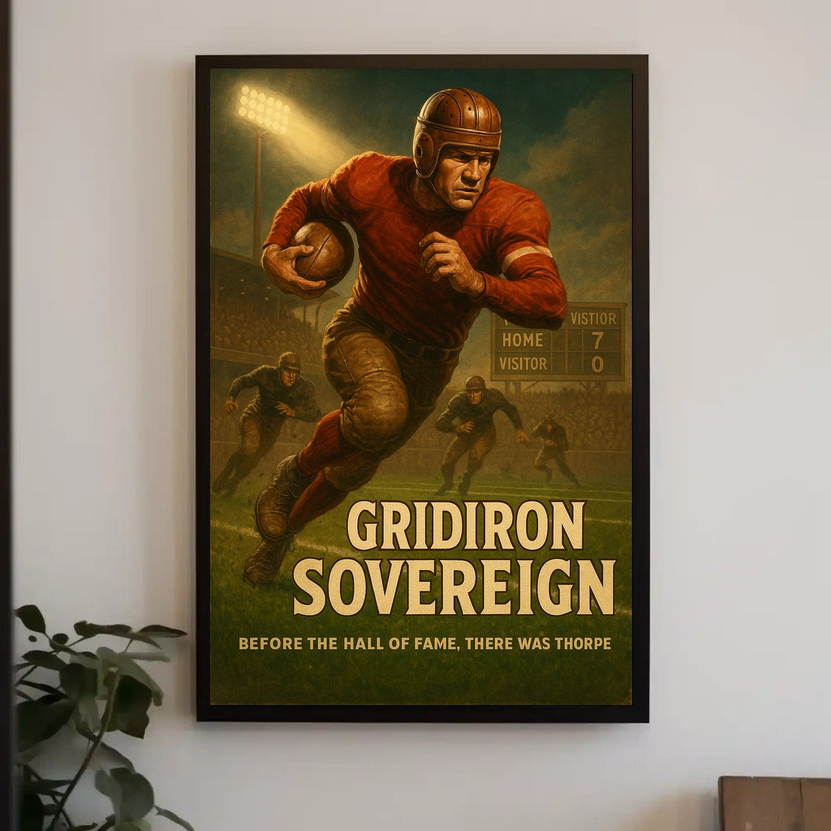 Gridiron Sovereign Football Poster
