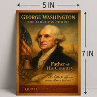 George Washington The First President Poster PosterGoat