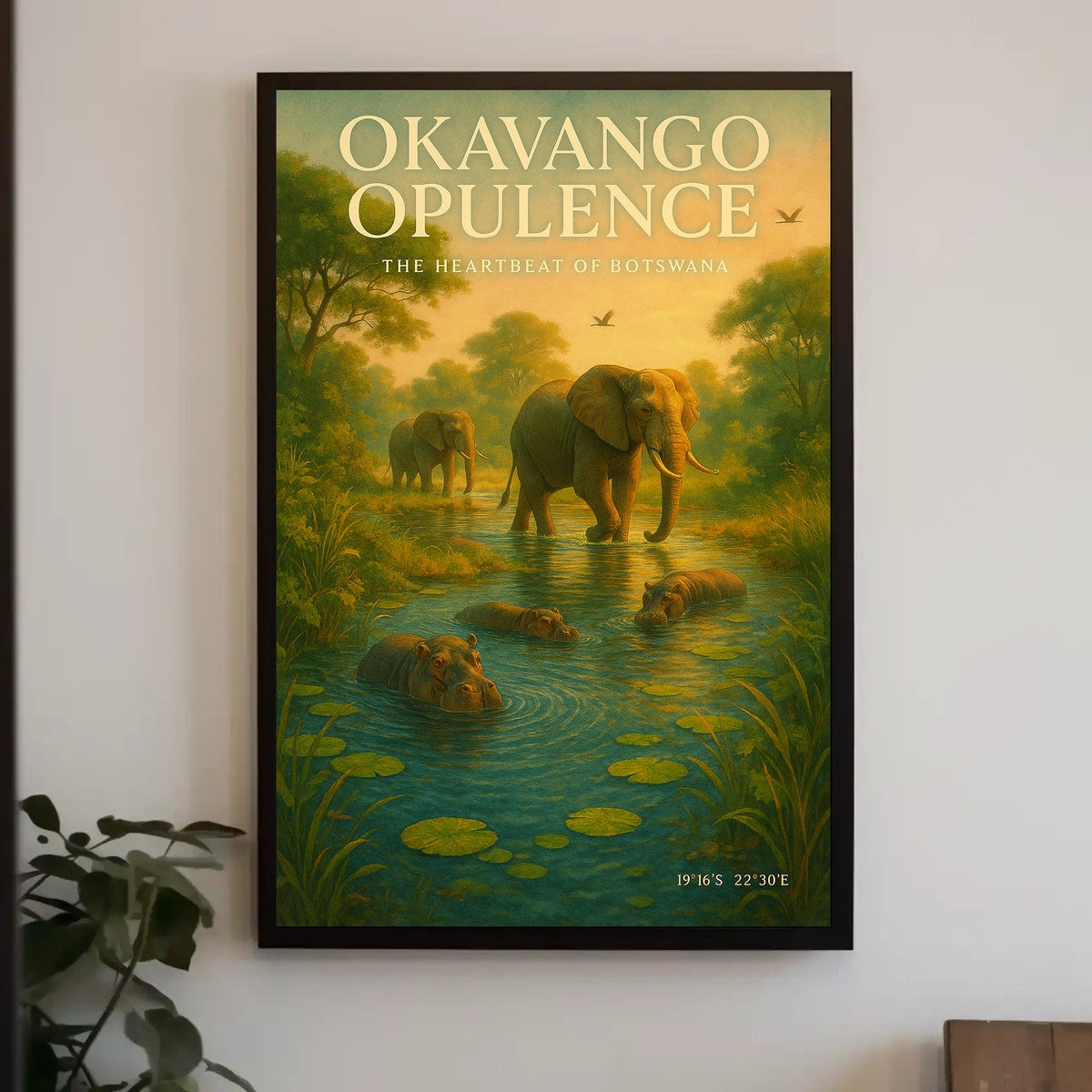Okavango Opulence Poster