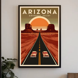 Journey Through Monument Valley Poster