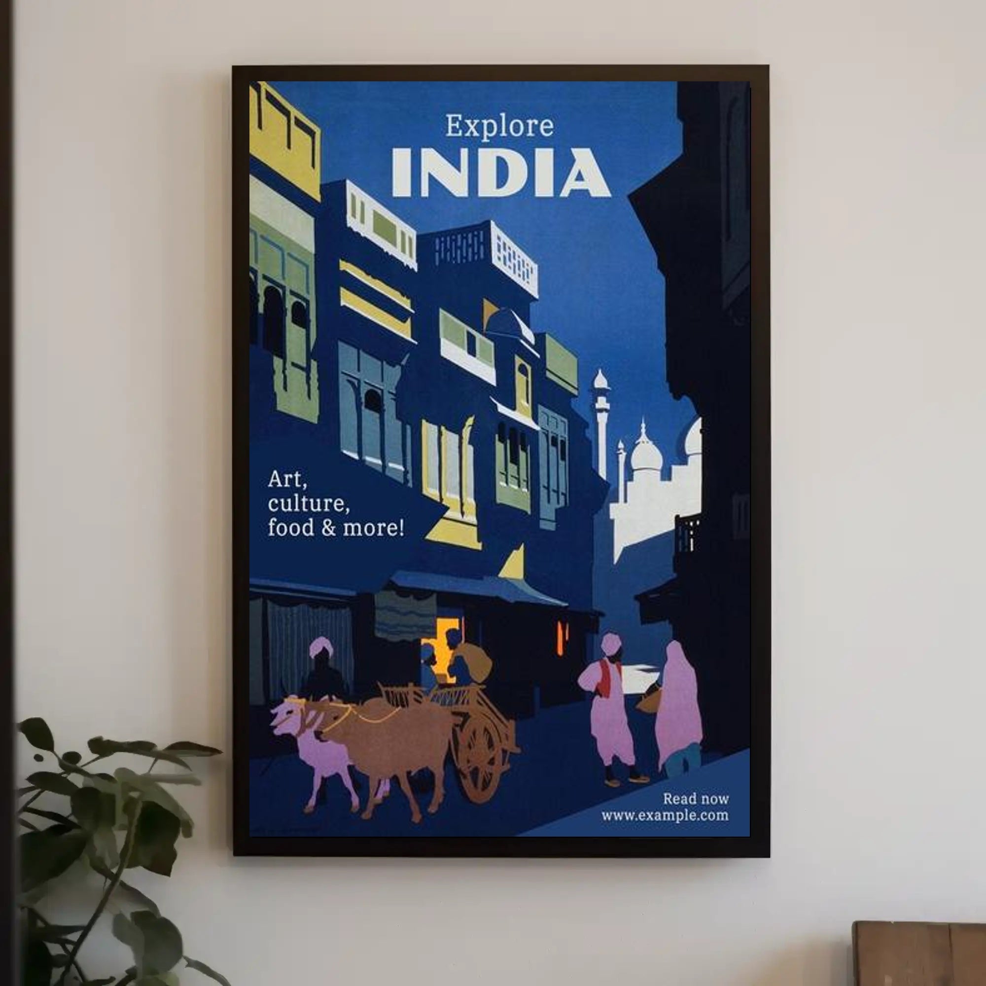 Discover India Poster PosterGoat