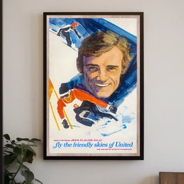 Jean-Claude Killy Fly The Friendly Poster