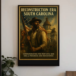 Reconstruction Era South Carolina Poster
