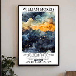 William Morris Cotton Prints Exhibition Poster