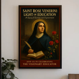 Saint Rose Venerini Educational Empowerment Heritage Poster PosterGoat