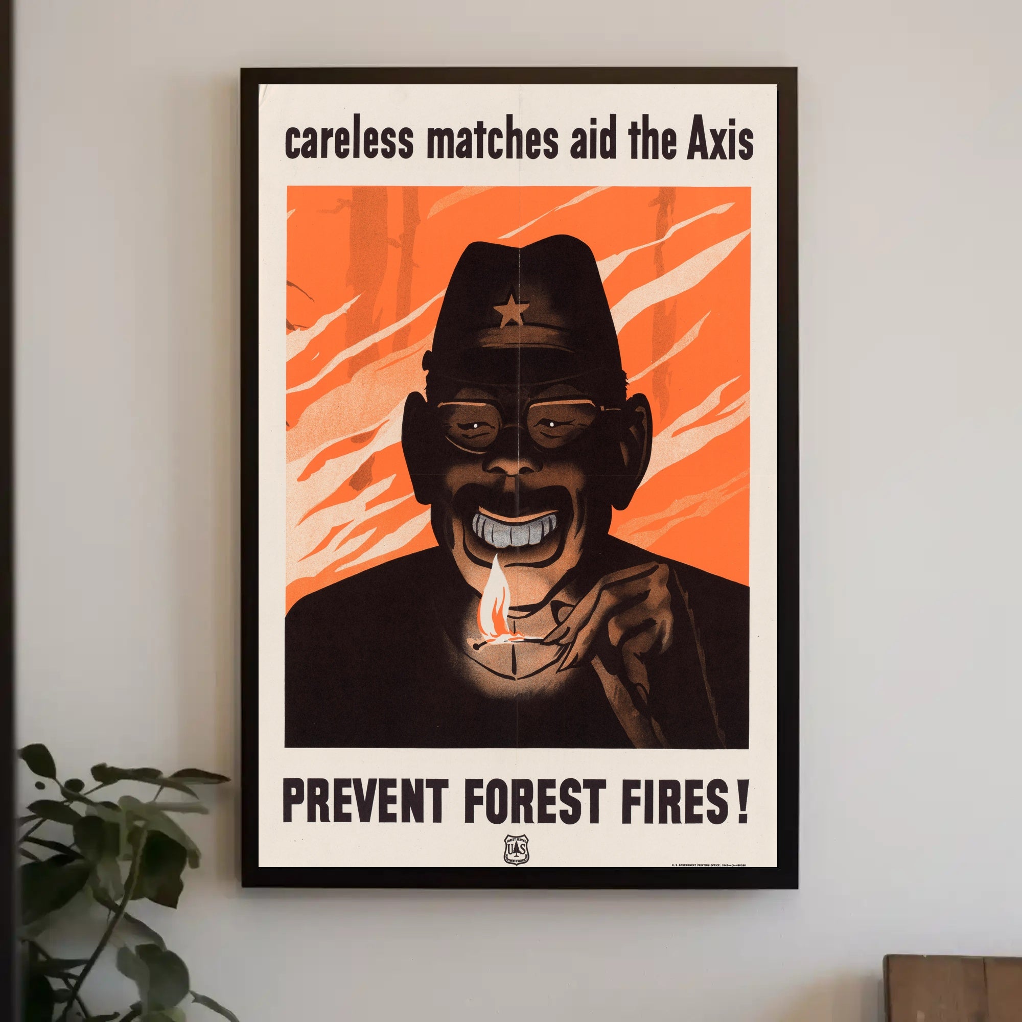 Careless Matches Aid the Axis Poster PosterGoat