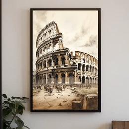 The Colosseum A Timeless Icon Poster