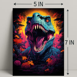 Roaring Jurassic Poster PosterGoat