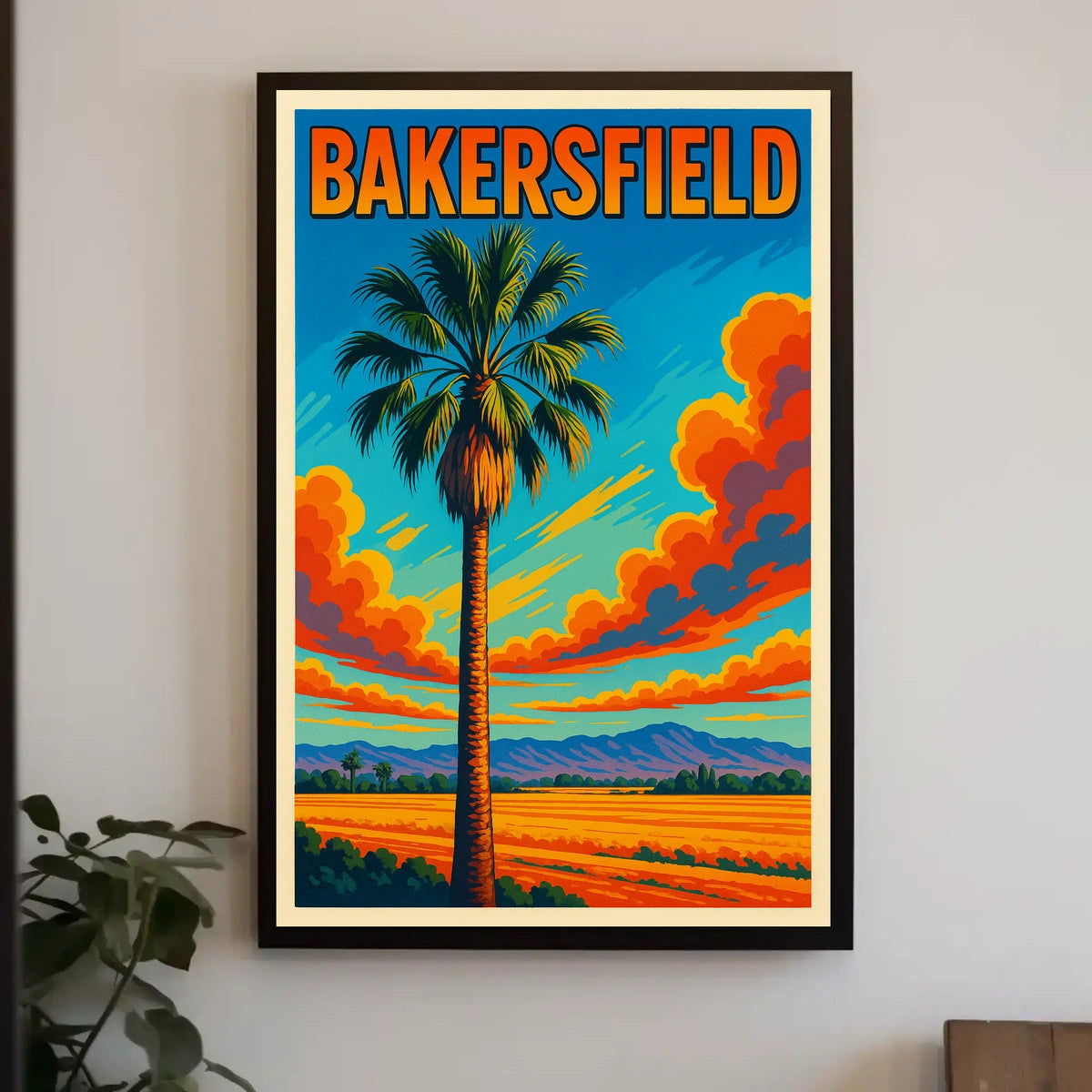 Bakersfield Scenic Poster