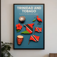 Trinidad and Tobago Land of Steelpan and Calypso Poster PosterGoat