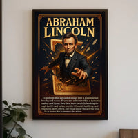 Abraham Lincoln Dimensional Breakthrough Poster