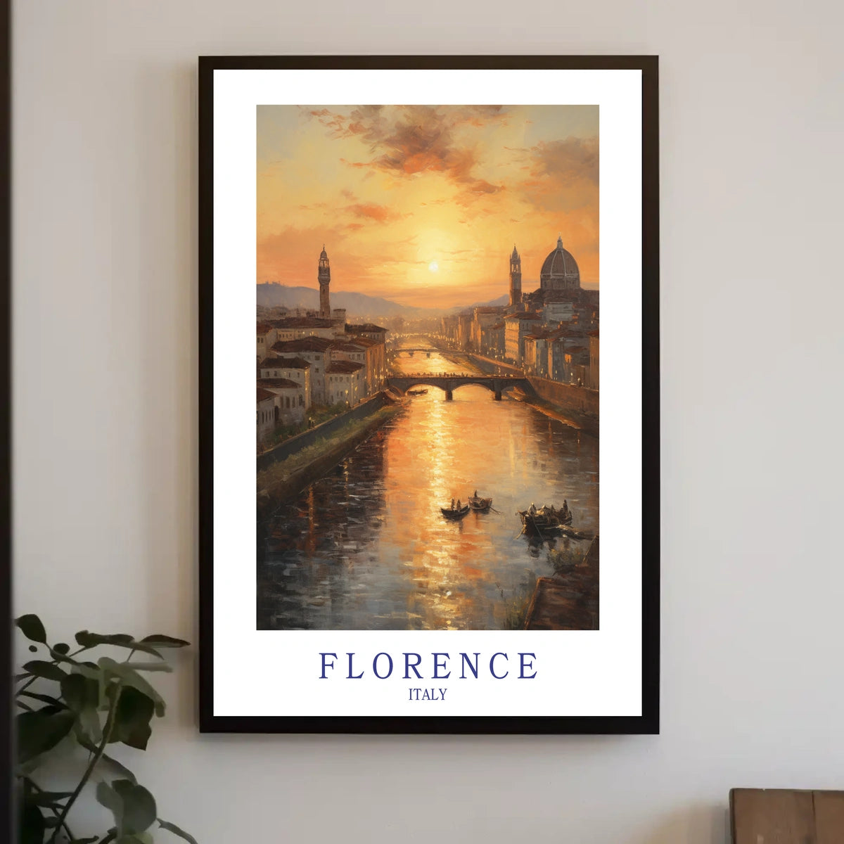 Florence At Sunset Poster