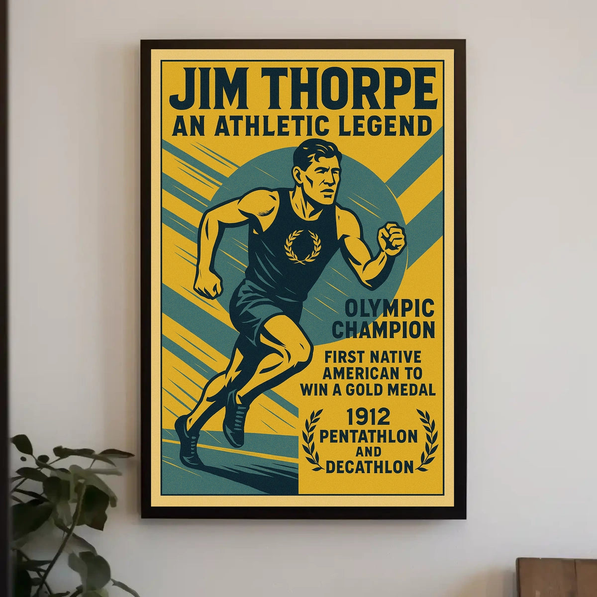 Jim Thorpe Legendary Athlete Jim Thorpe Poster