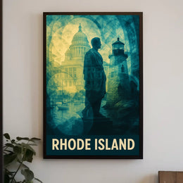 Rhode Island Landmarks Poster