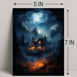 The Enchanted House In The Woods Poster