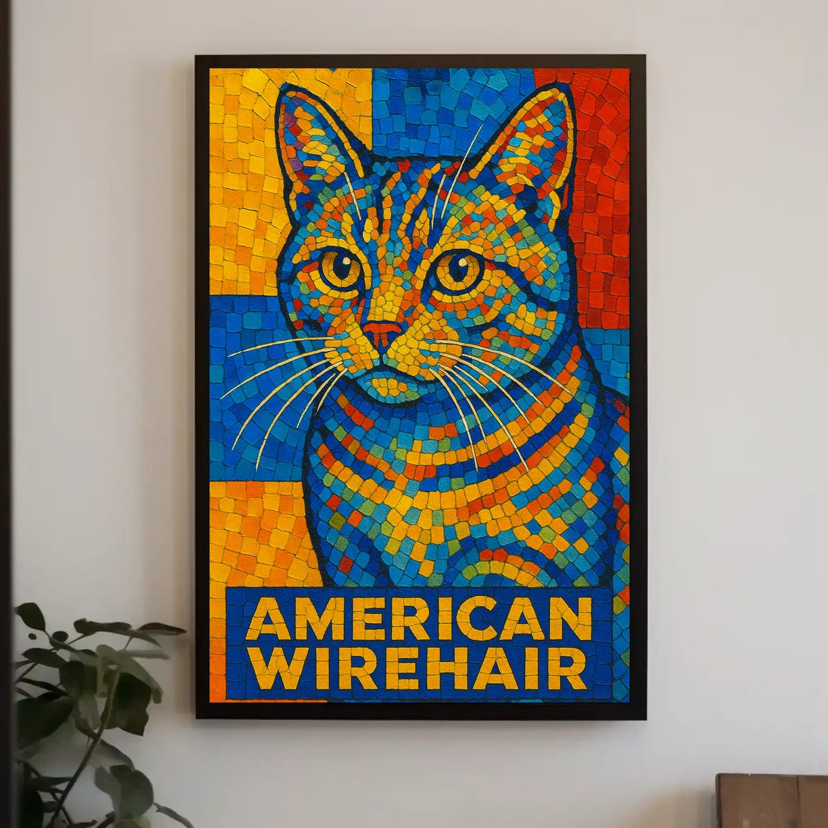 American Wirehair Mosaic Poster