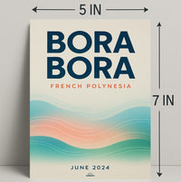 Bora Bora Travel Poster PosterGoat