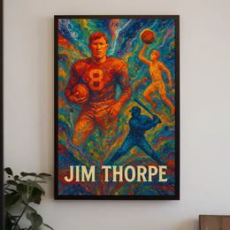 Jim Thorpe Athletic Legend Poster