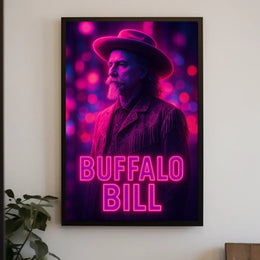Buffalo Bill Iconic American Pop Culture Poster
