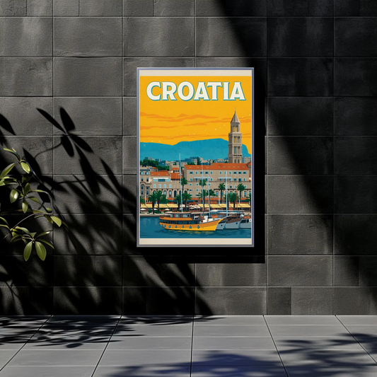 Vintage Poster Croatia