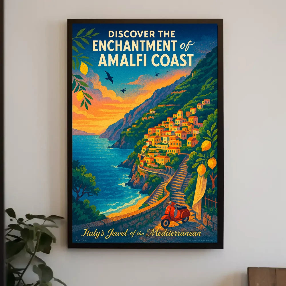 Discover the Enchantment of the Amalfi Coast Poster