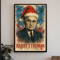 Harry S. Truman 33rd President of the United States Christmas SeriesPoster