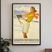Garmisch-Partenkirchen Winter Sports Poster