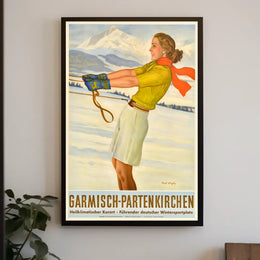Garmisch-Partenkirchen Winter Sports Poster