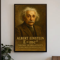 Albert Einstein Theory Of Relativity Poster