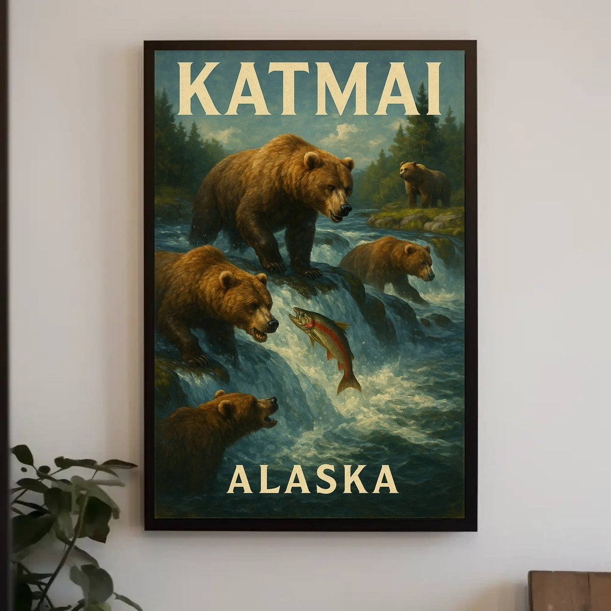 Katmai National Park Alaska Poster