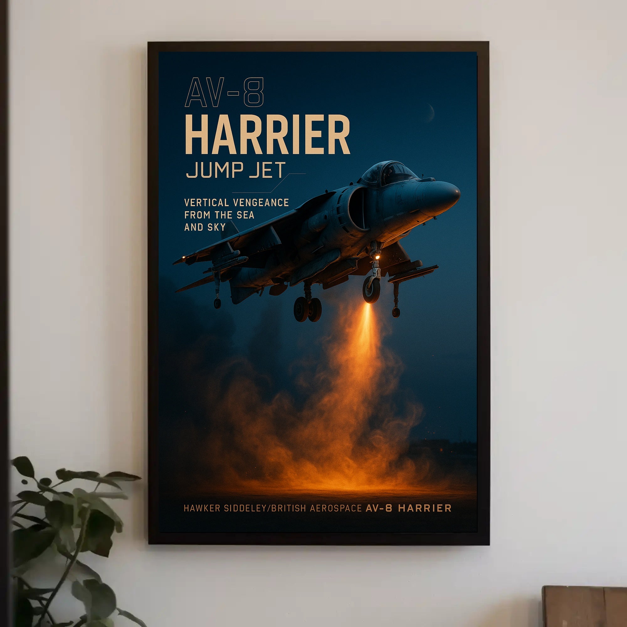 AV-8 Harrier Jump Jet Poster