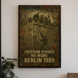 Berlin Wall 1989 Poster