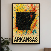 Arkansas State Art Poster