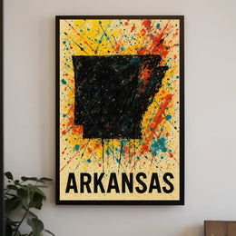 Arkansas State Art Poster