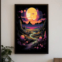 Celestial Landscape Poster