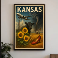 Kansas A Land of Diversity Poster
