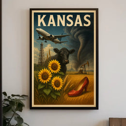 Kansas A Land of Diversity Poster
