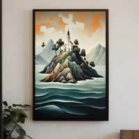 Island Sanctuary Poster PosterGoat