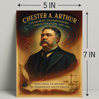 Chester A. Arthur A President Transforming Administration Poster PosterGoat