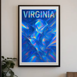 Virginia Abstract Expression Abstract Poster