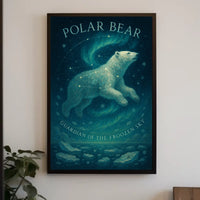 Polar Bear Guardian of the Frozen Sky Poster